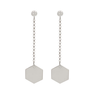 kõrvarõngad HEXAGON by New Vintage by Kriss
