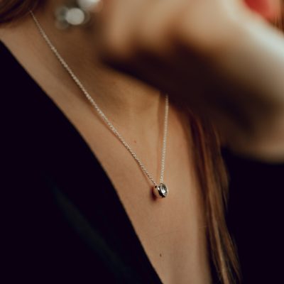 kaelaehe SINGLE SILVER CRANBERRY by Krista Lehari+KEHA3