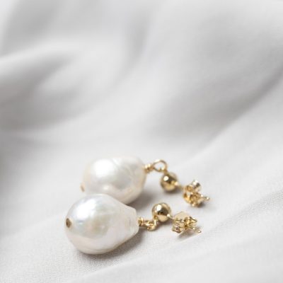 kõrvarõngad COCO GRANDE – PEARL by NVBYK