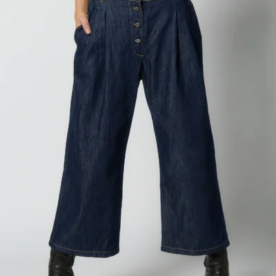 flared jeans for women cropped by Reet Aus