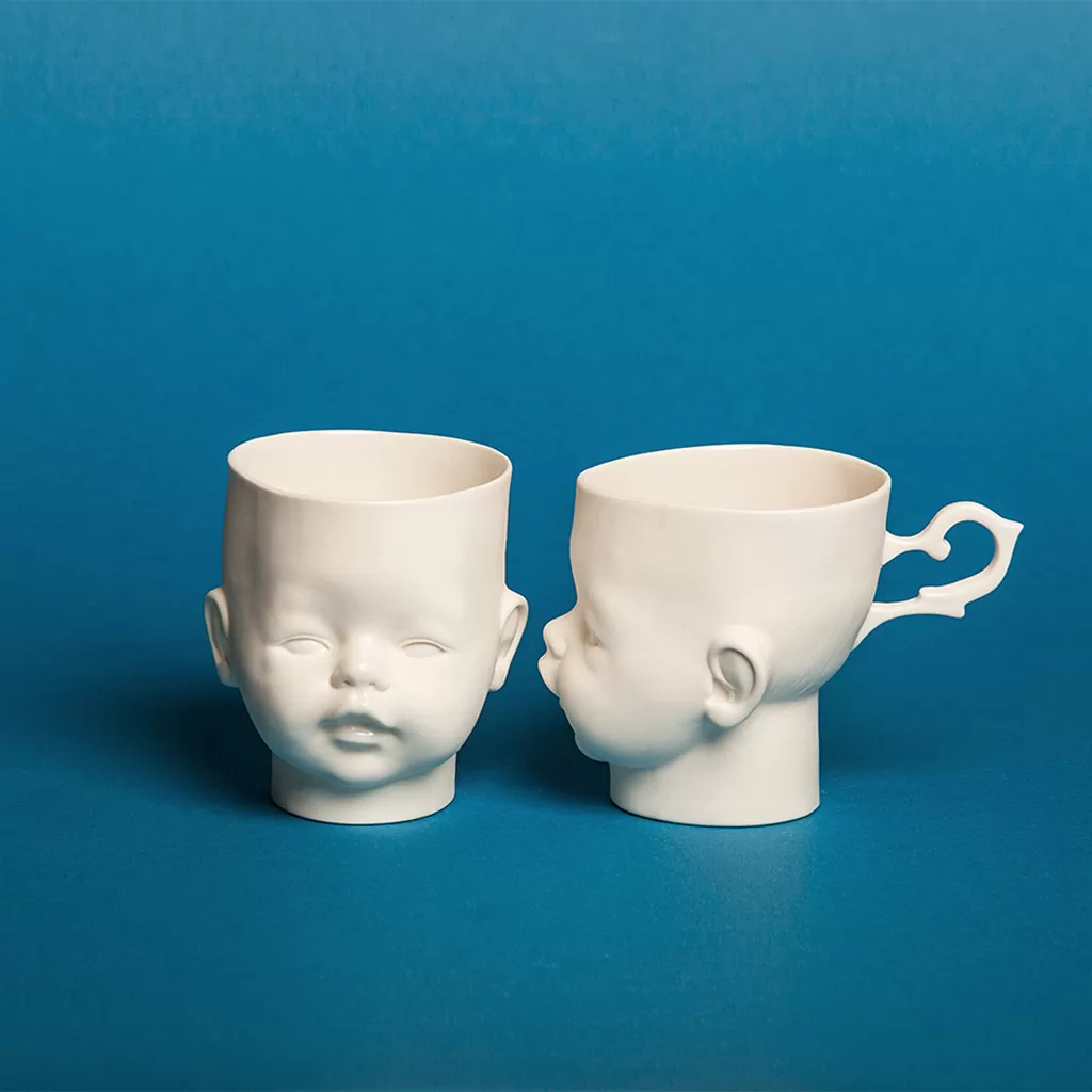 portselanist tass sangata OH BABY! by Marion Isabelle Varik