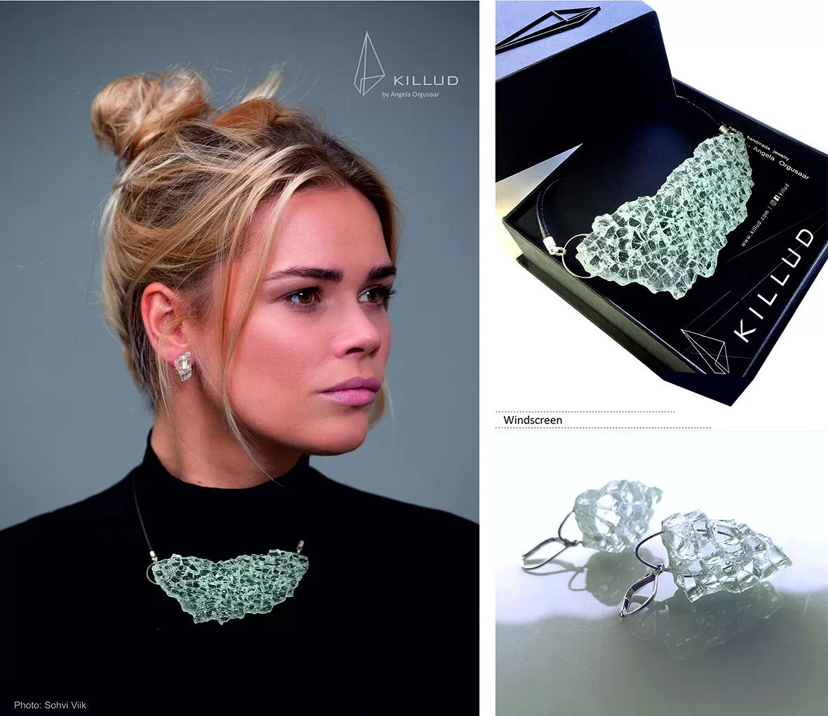 jewellery series: CAR GLASS by K i l l u d