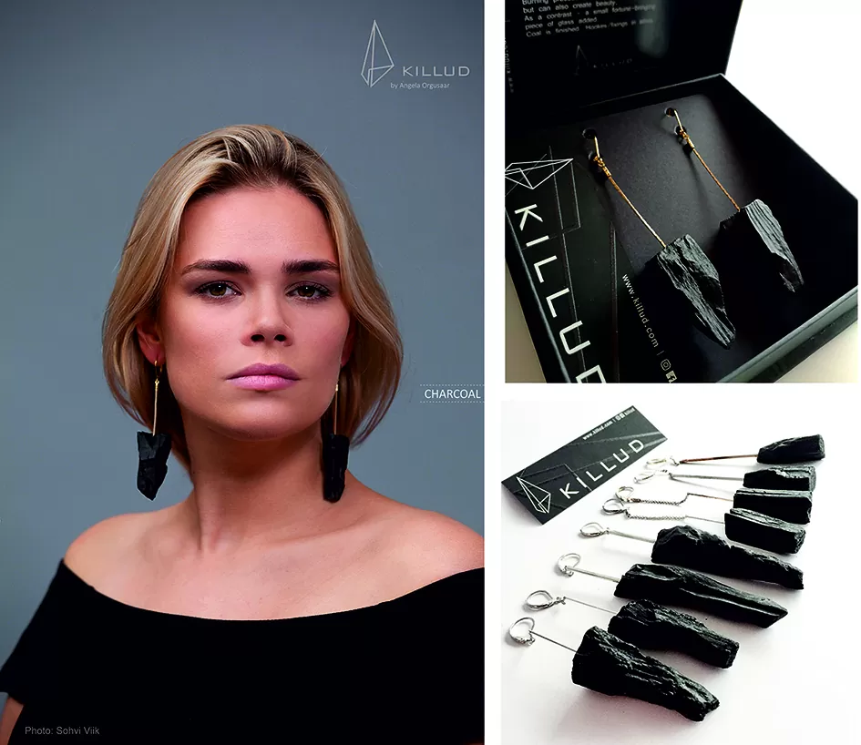 jewellery series: CHARCOAL by K i l l u d