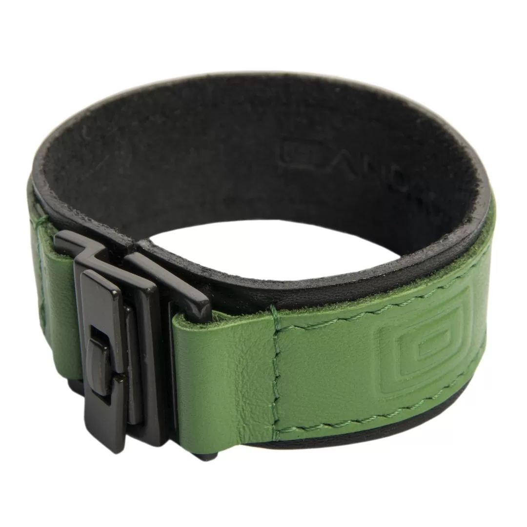 men's leather bracelet by Tiina Andron