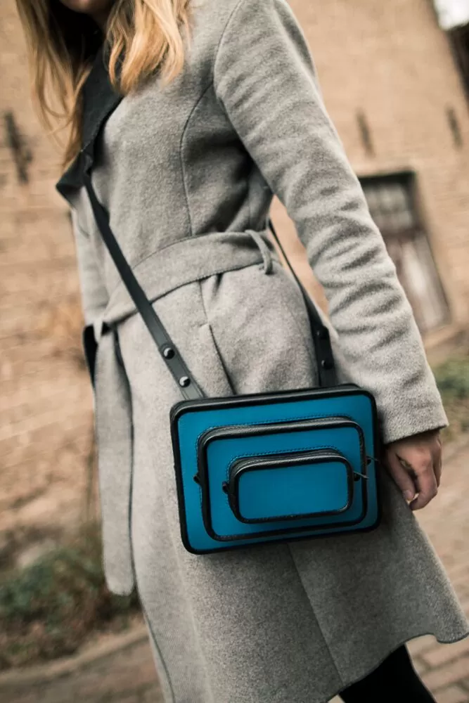 leather bag MINI+ by Tiina Andron