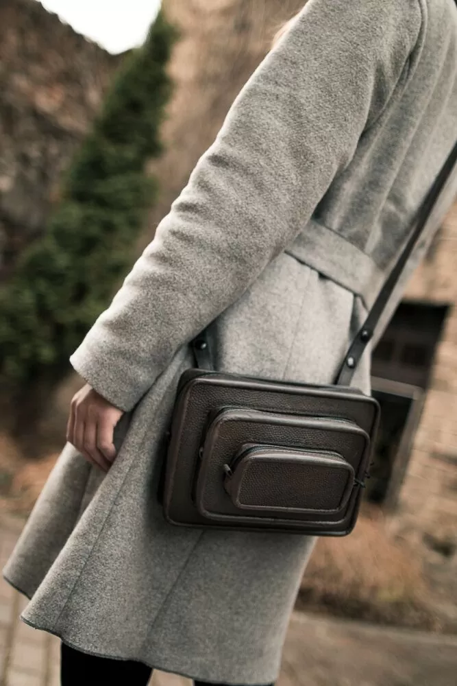 leather bag MINI+ by Tiina Andron