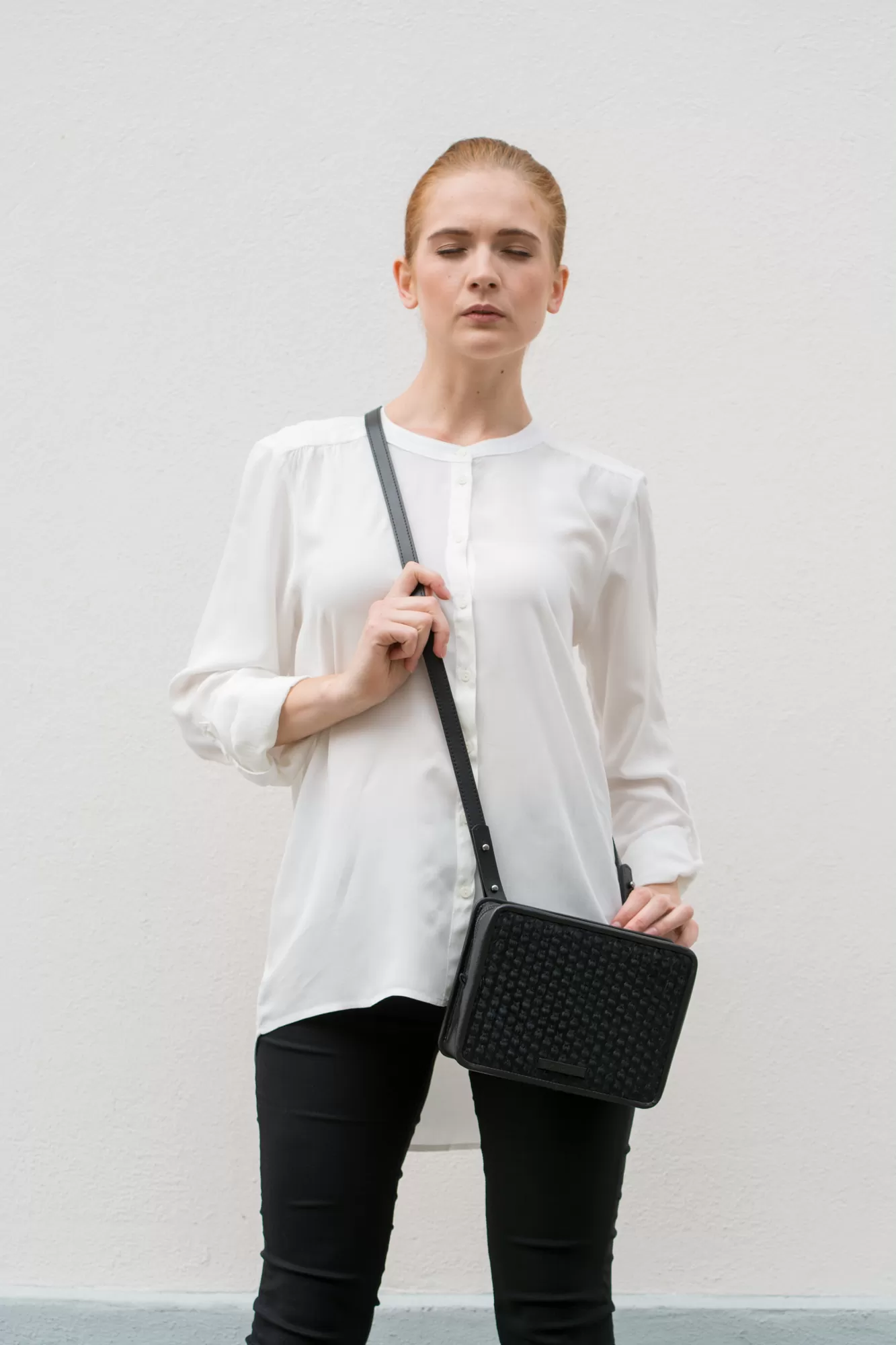 leather clutch ENIGMA by Tiina Andron