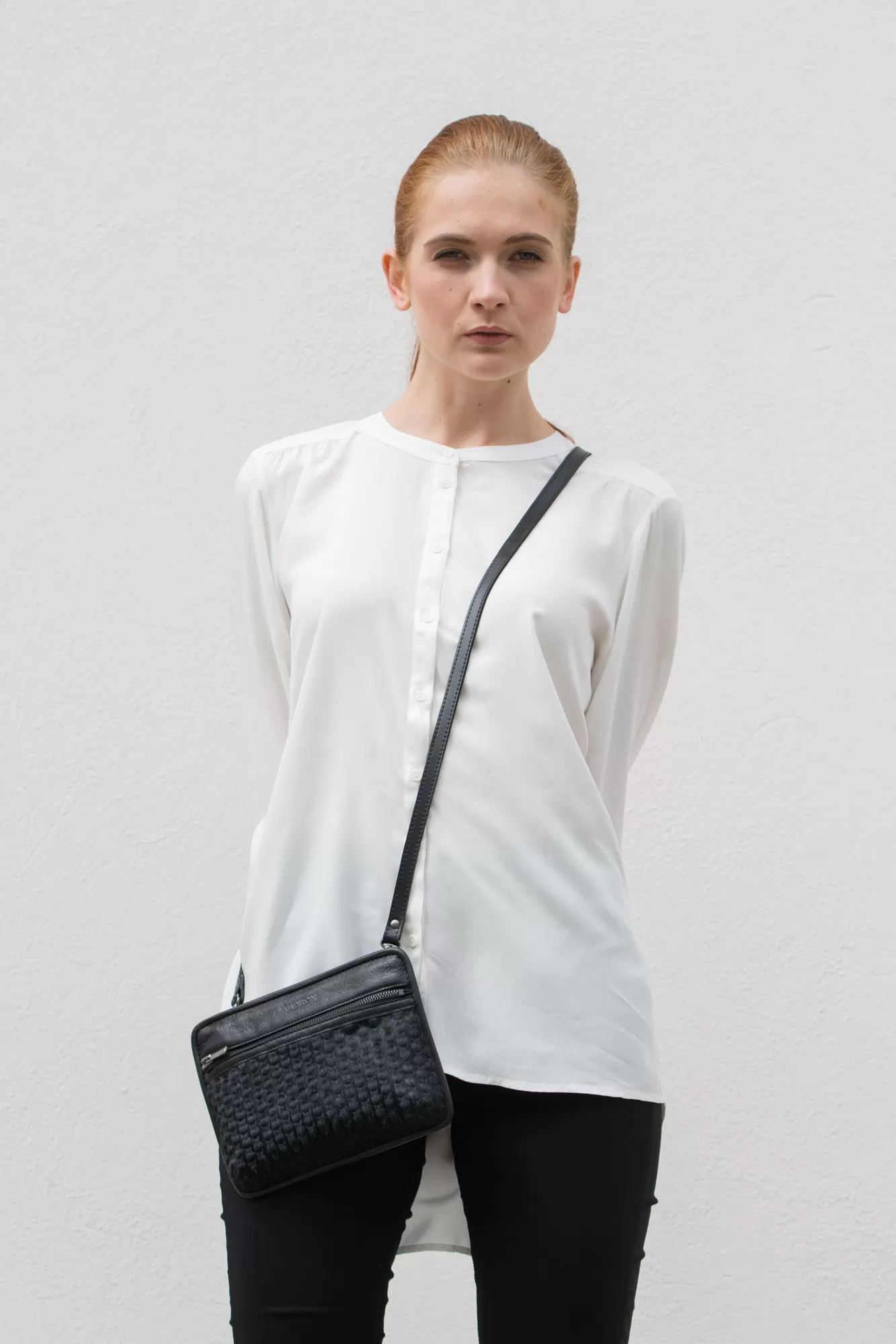 leather waist bag LANDSCAPE by Tiina Andron