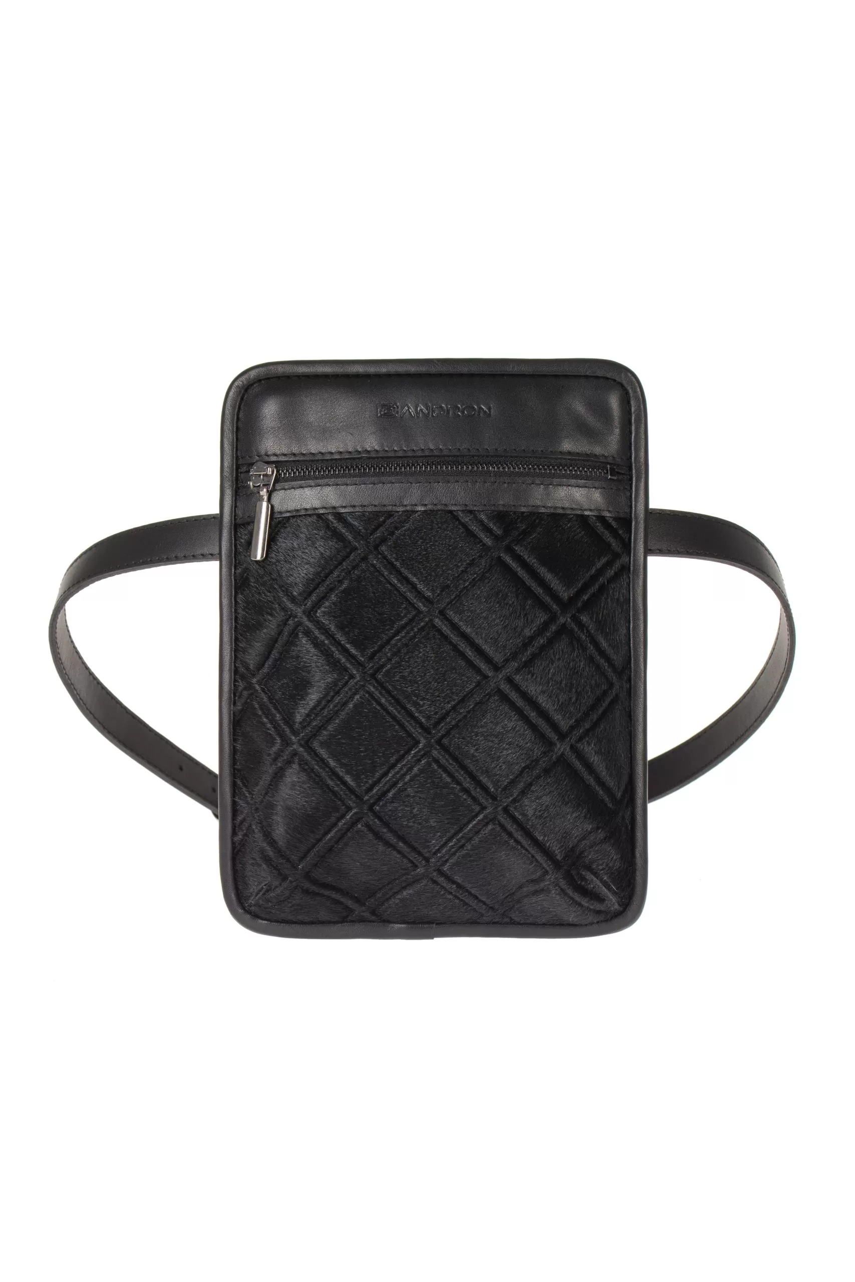 leather belt-soulder bag PORTRAIT by Tiina Andron