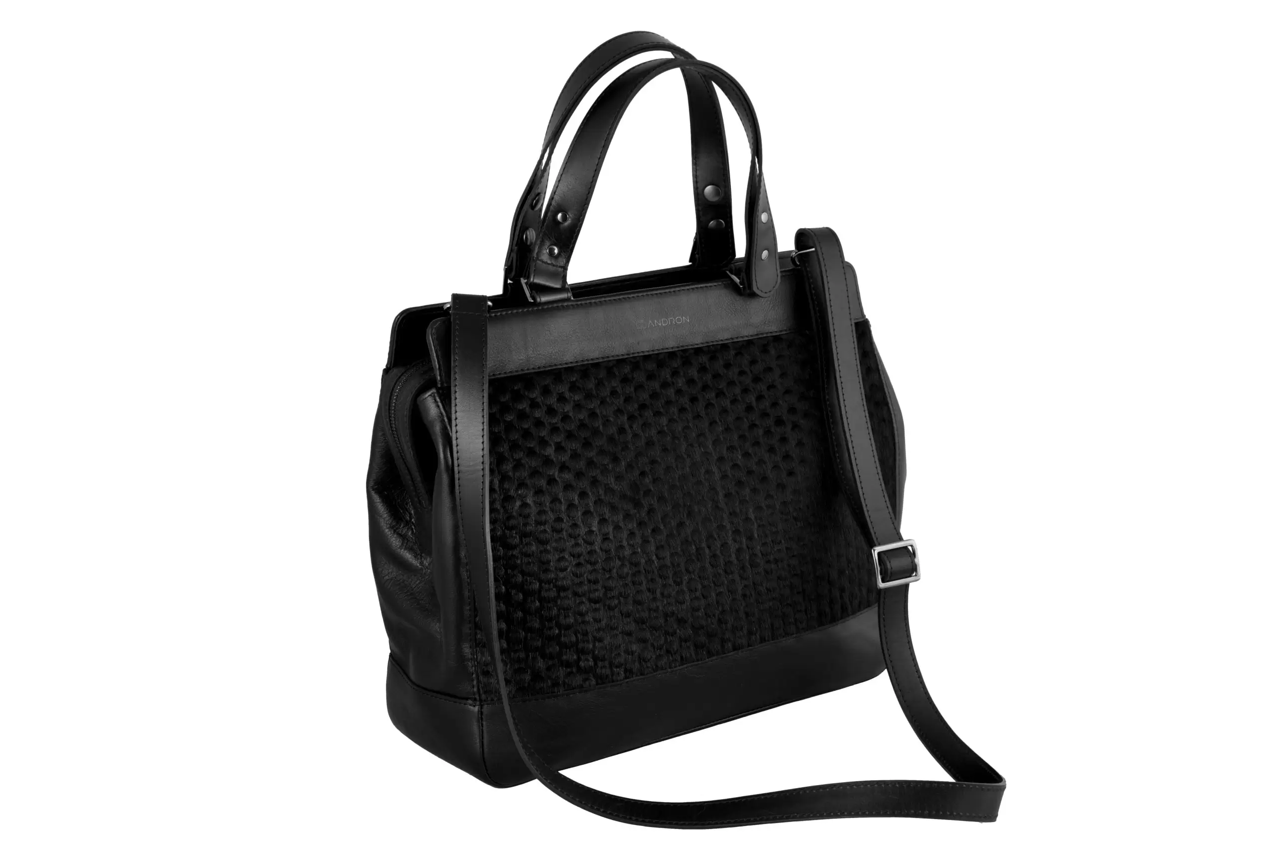leather tote bag ENIGMA by Tiina Andron