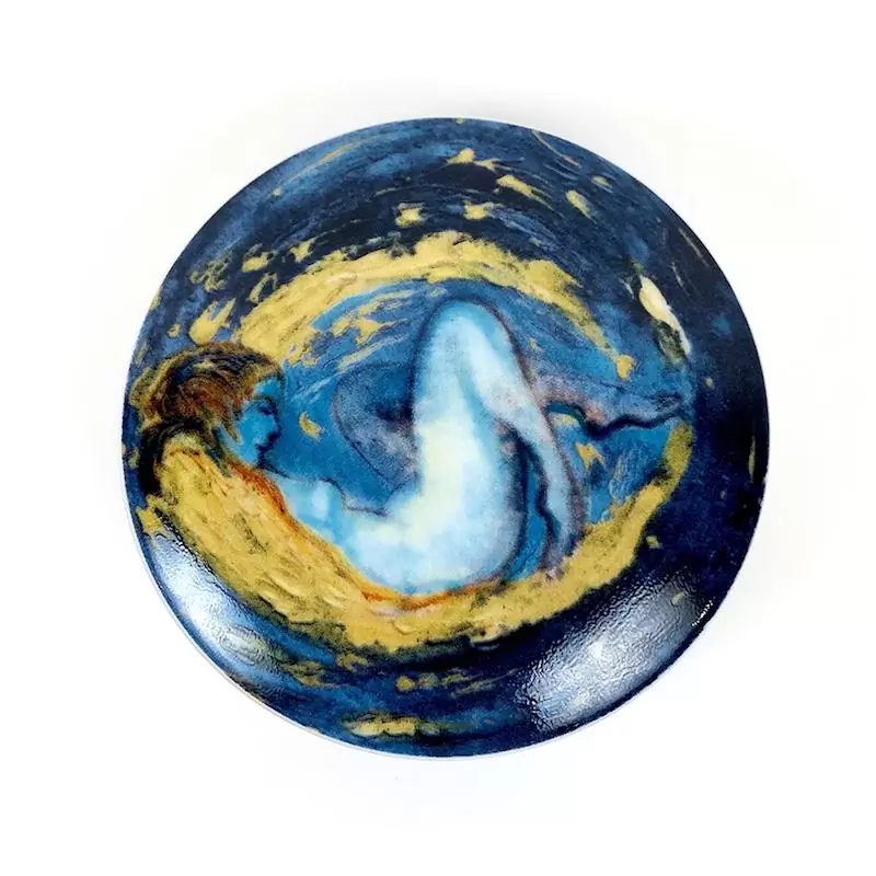 porcelain box ANGEL NEST by Liisu Arro