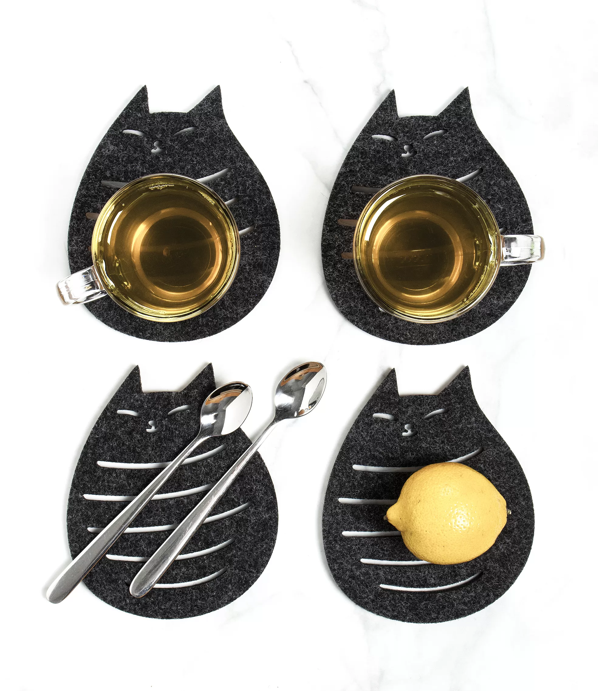 felt trivet CAT by Maria Rästa