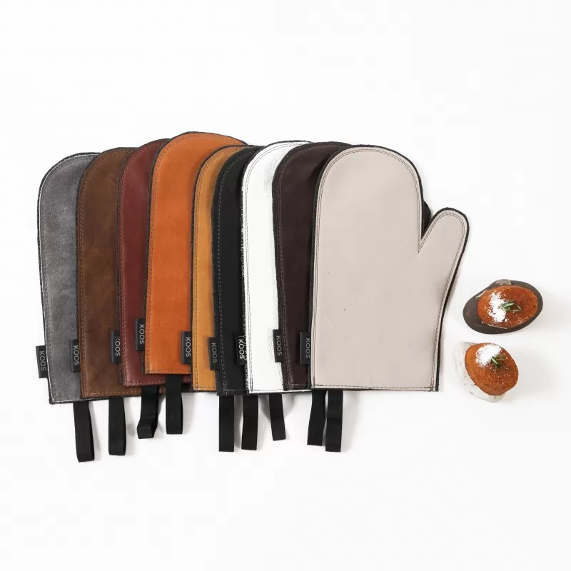 leather oven mitt by KOOSdisain