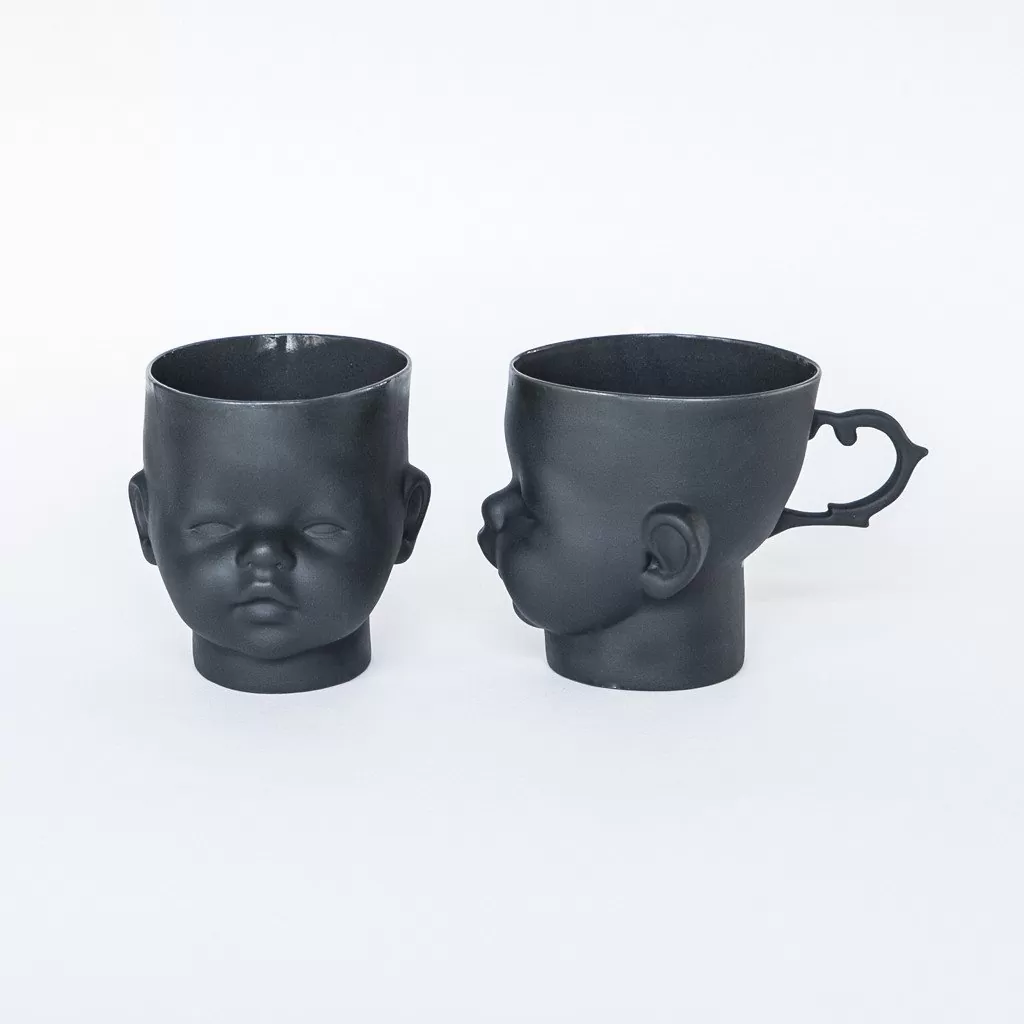 porcelain mug OH BABY! by Marion Isabelle Varik