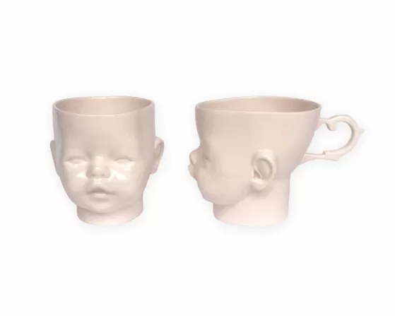 porcelain mug OH BABY! by Marion Isabelle Varik