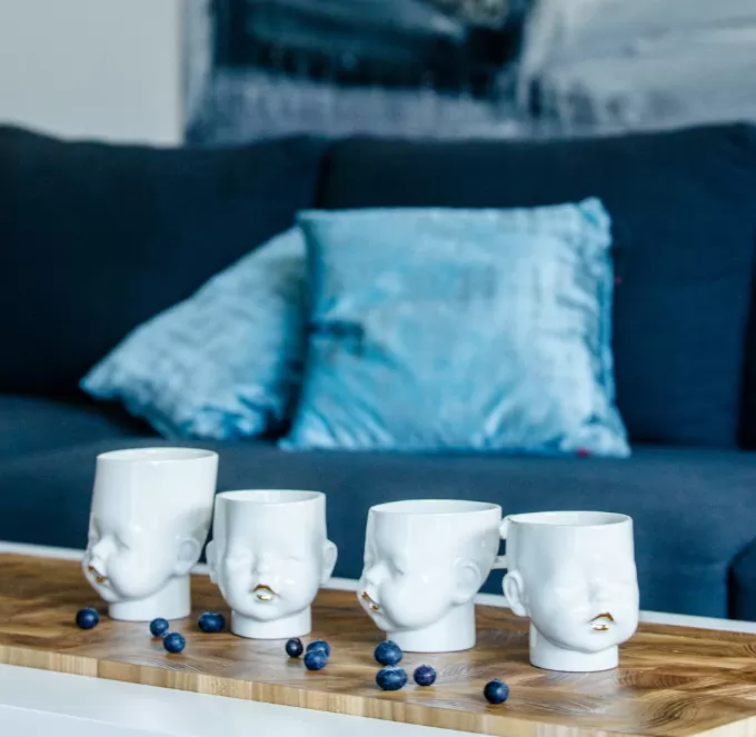 porcelain mug OH BABY! by Marion Isabelle Varik