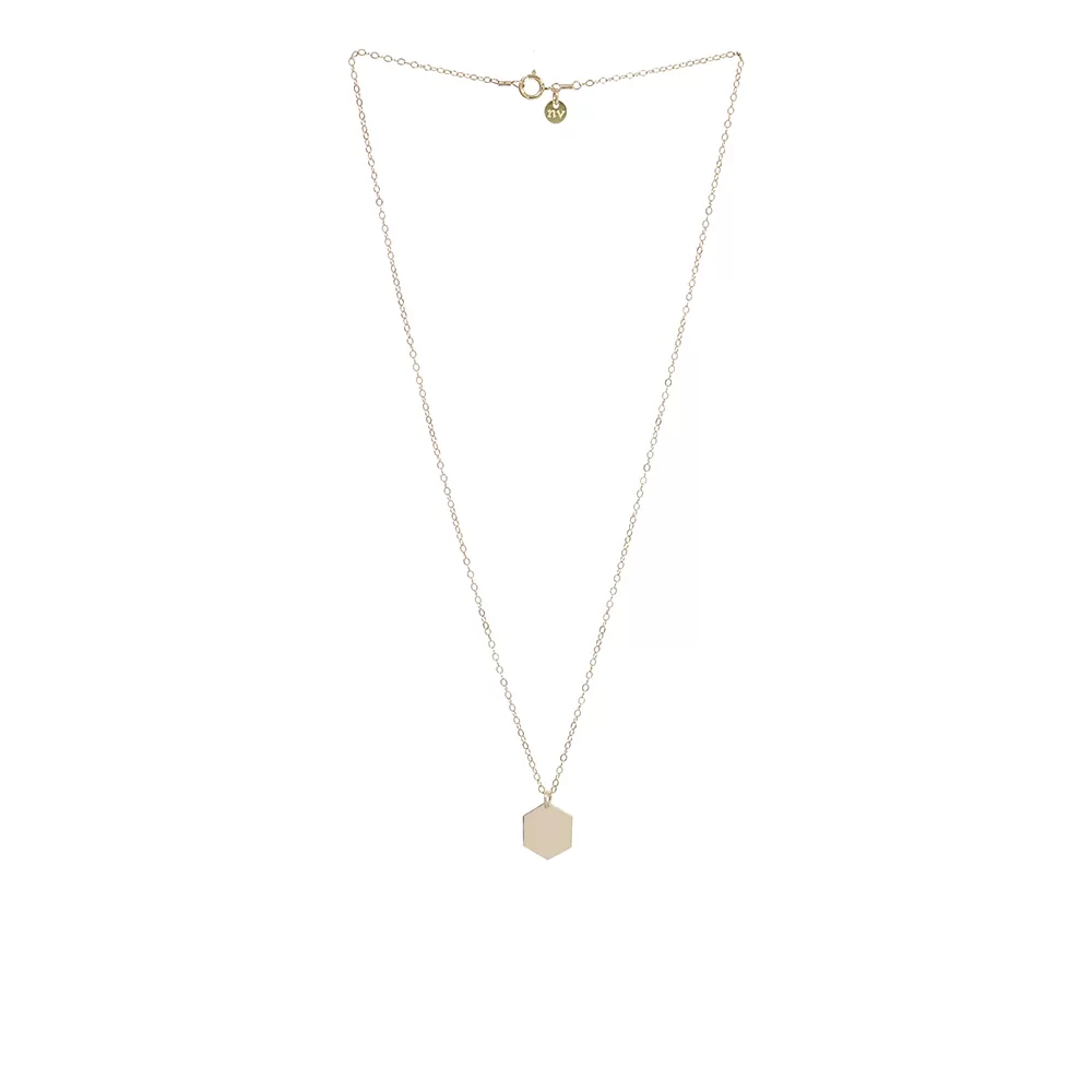 necklace HEXAGON by New Vintage by Kriss