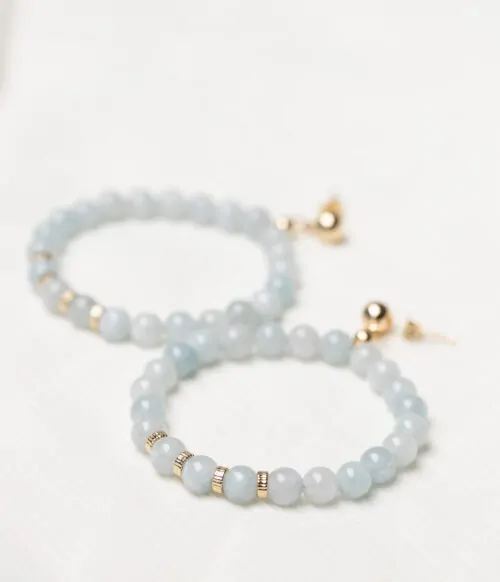 earrings HOOP by New Vintage by Kriss