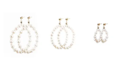 earrings HOOP by New Vintage by Kriss