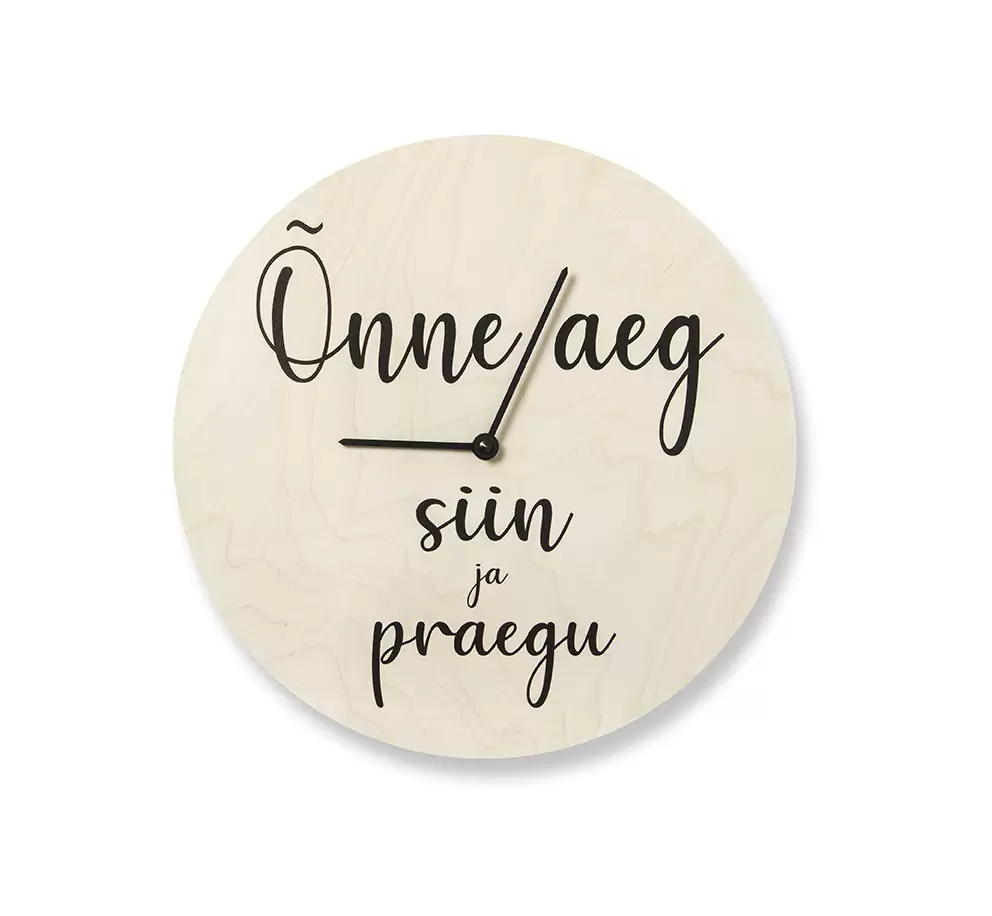 seinakell ÕNNE AEG by Maria Rästa