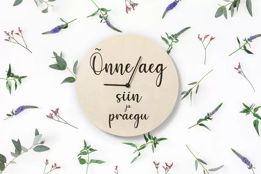 seinakell ÕNNE AEG by Maria Rästa