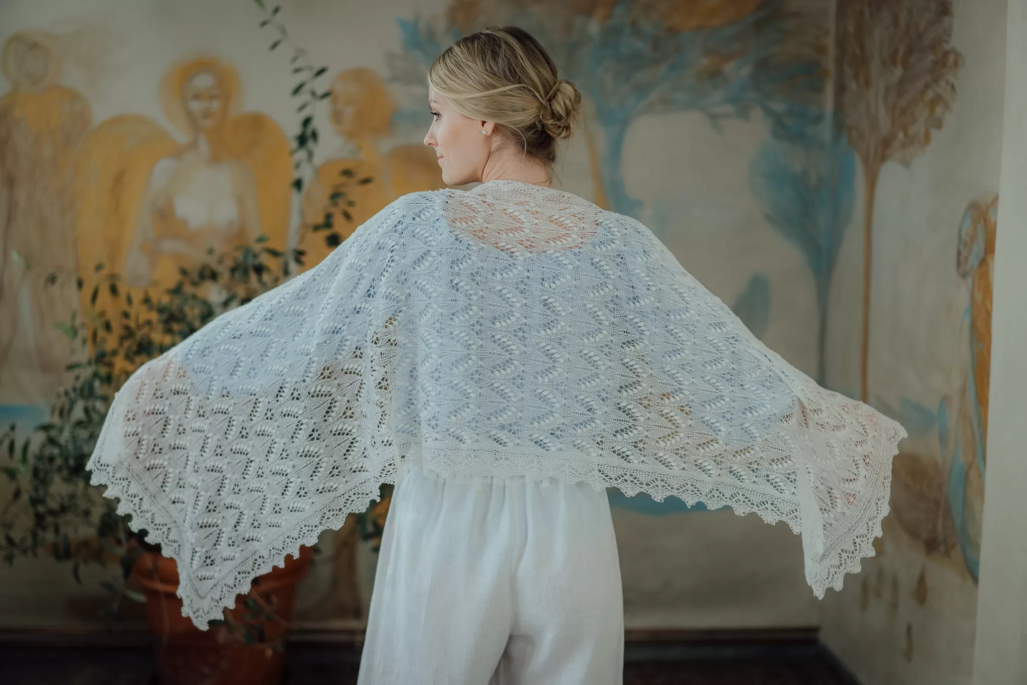 Haapsalu scarf with QUEEN SILVIA by Luxe Hapsal