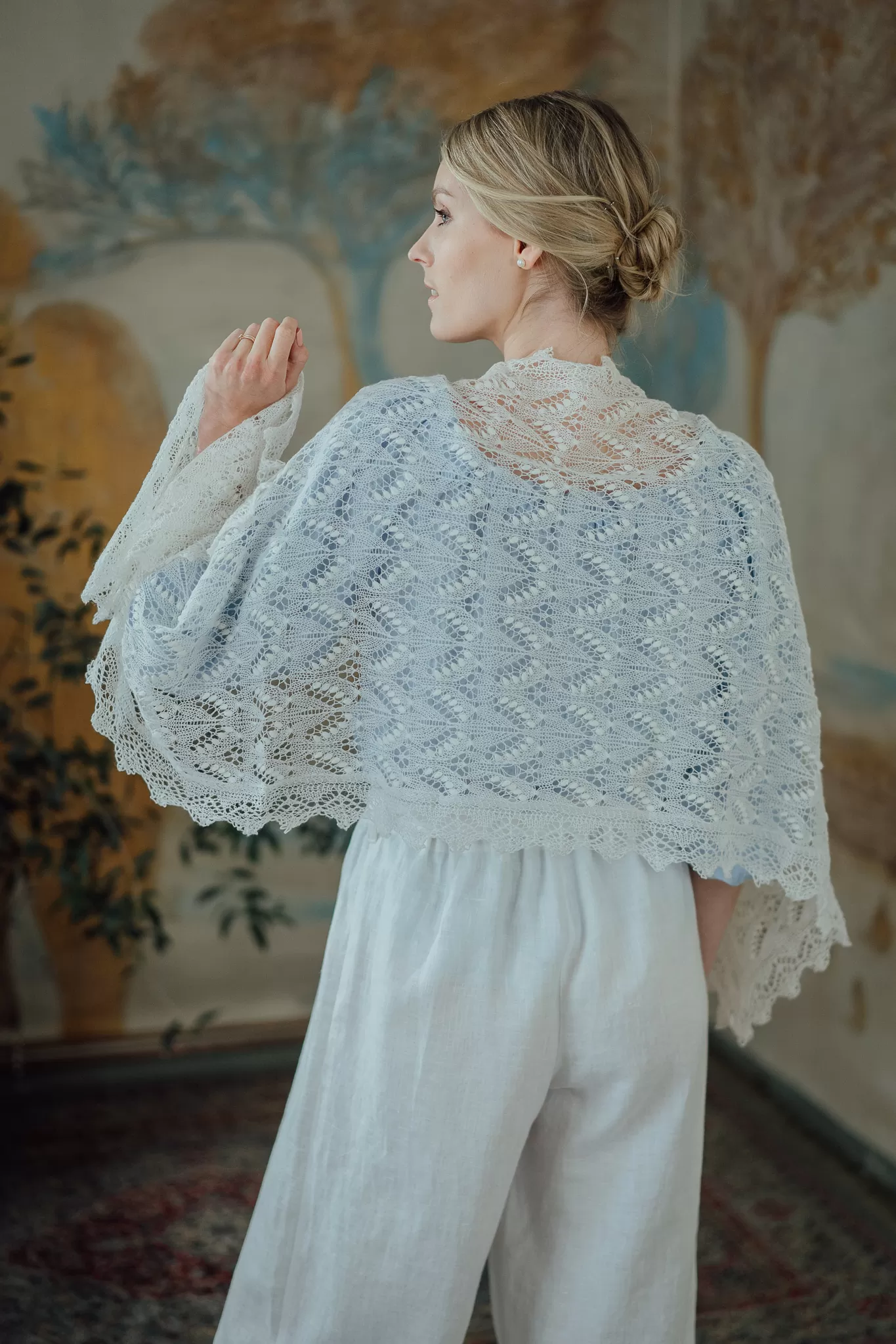 Haapsalu scarf with QUEEN SILVIA by Luxe Hapsal