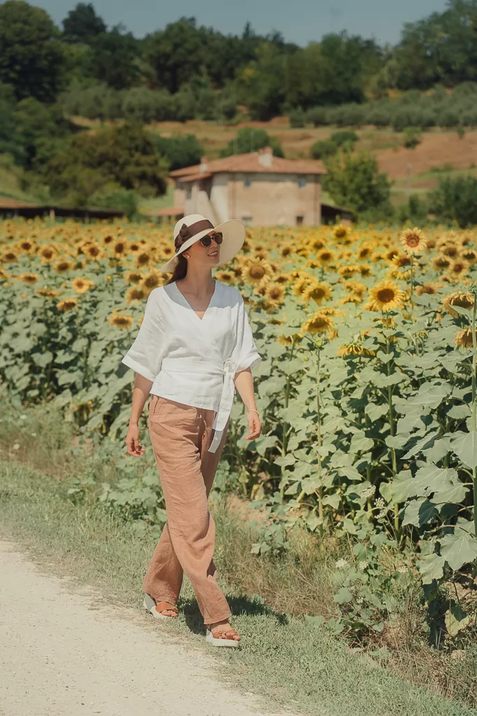 linen wrap shirt THERESA by Luxe Hapsal