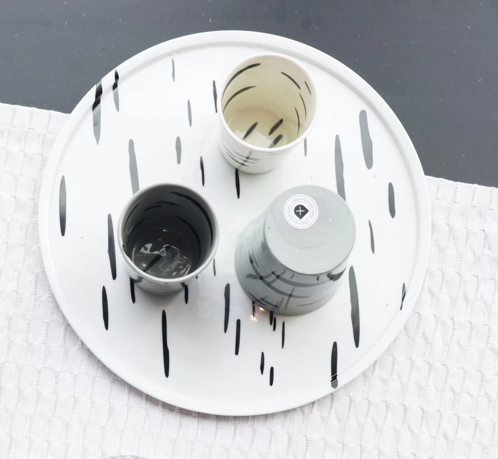 cup PORCELAIN MEETS WOOD - BIRCH by Raili Keiv