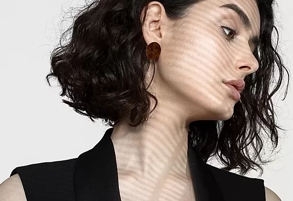 earrings TWO CENTS by Sile Luik Jewelry