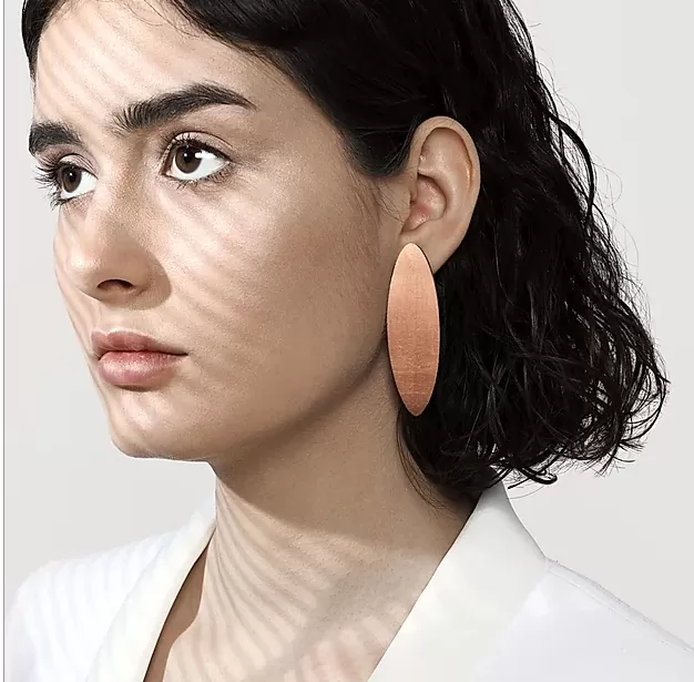 earrings TWO CENTS by Sile Luik Jewelry