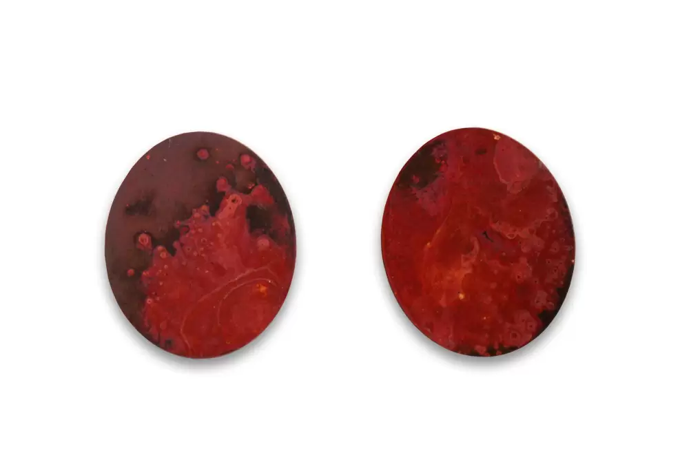 earrings TWO CENTS by Sile Luik Jewelry