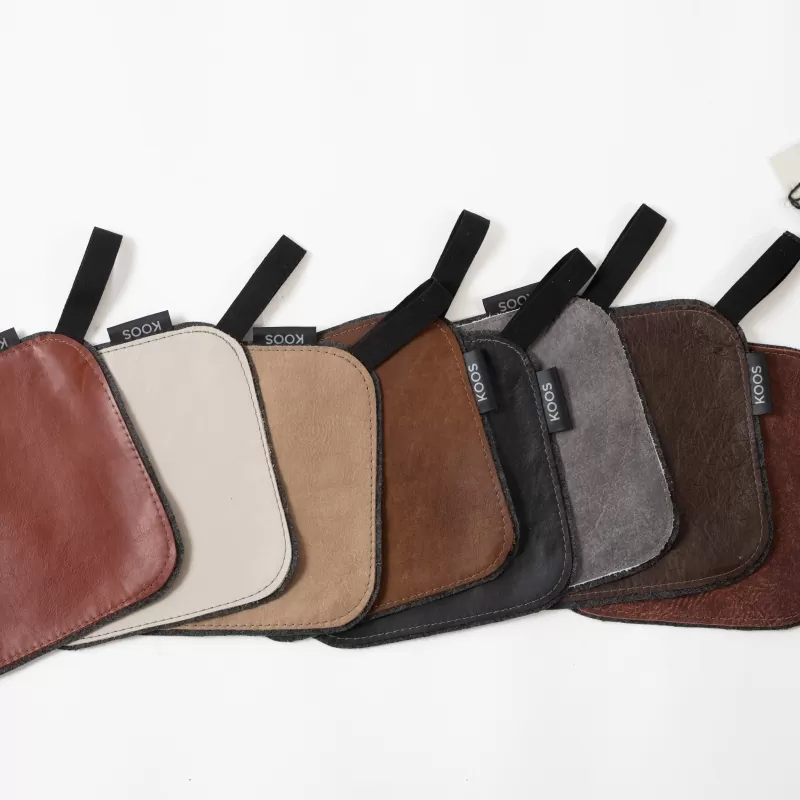 leather pot holder by KOOSdisain