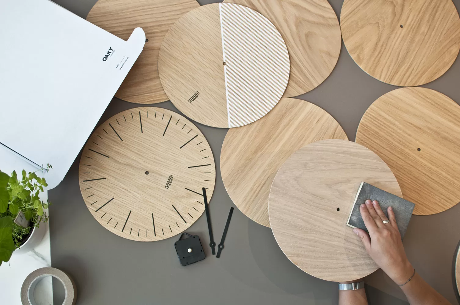 seinakell OAKY WALL CLOCK by Upstairs