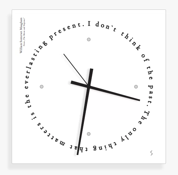 wall clock by Leonardo Meigas