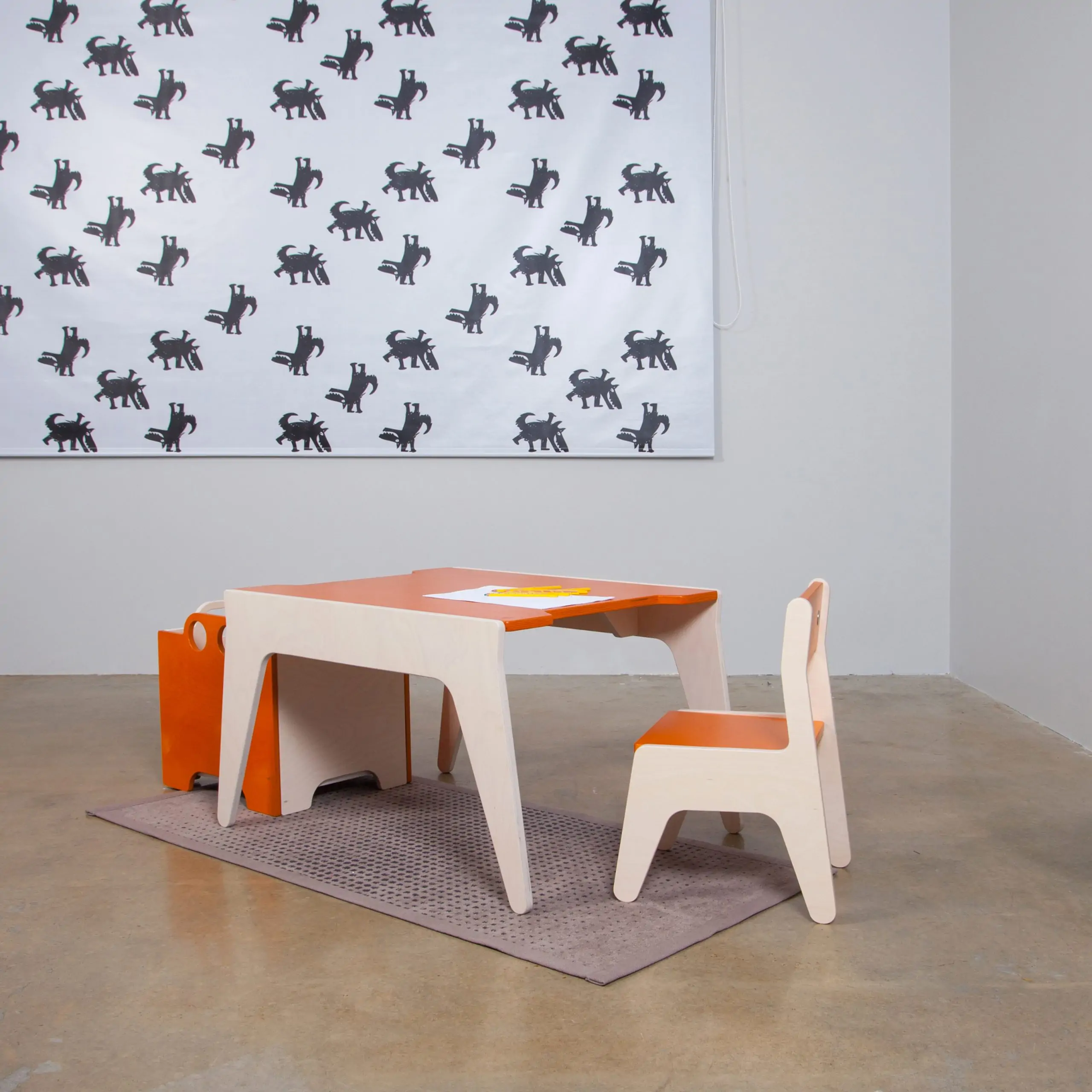 children’s table smaller AHOI by WolfBerry