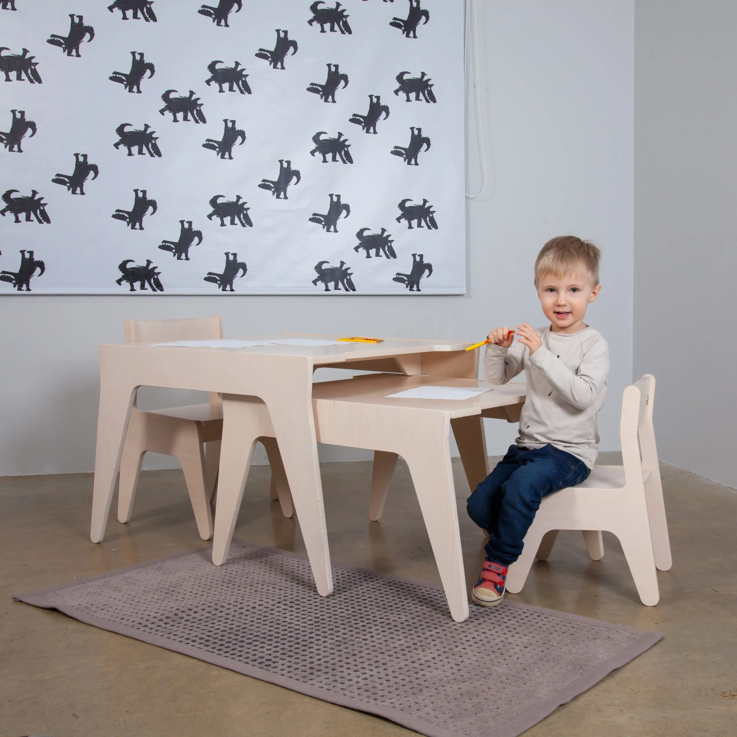 children’s table smaller AHOI by WolfBerry