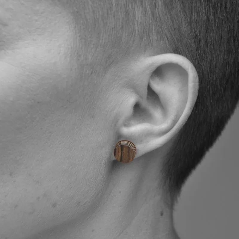 puidust kõrvarõngad puitkarbis by LUM