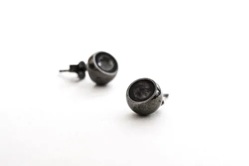 kõrvarõngad OXIDIZED SILVER GRANBERRY by Krista Lehari+KEHA3
