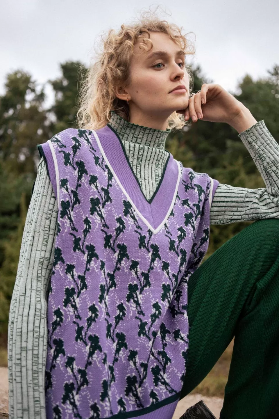 meriino vest VIOLA by Woolish