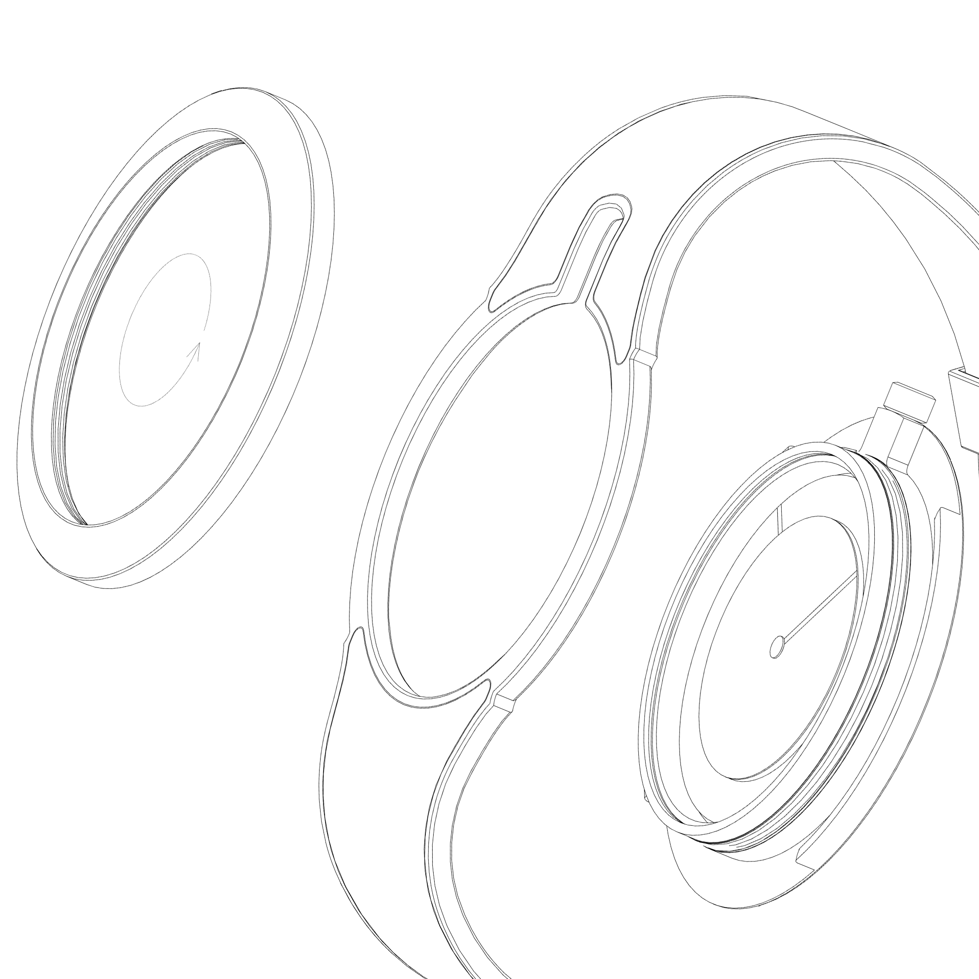 käekell "The Interchangeable C" by LUAMAA