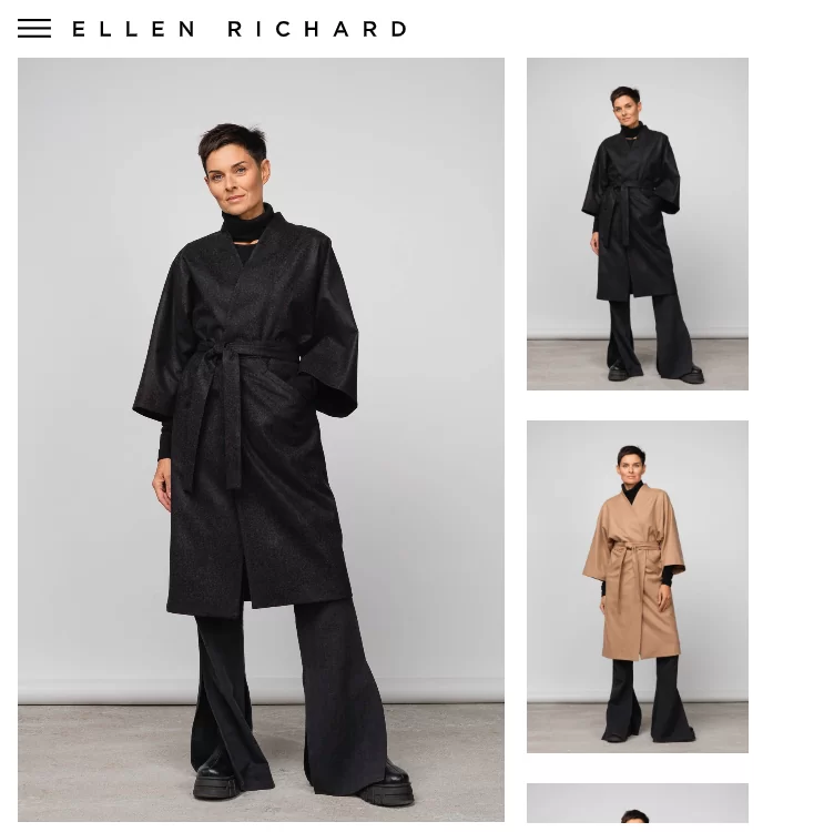 villane kimono by Ellen Richard