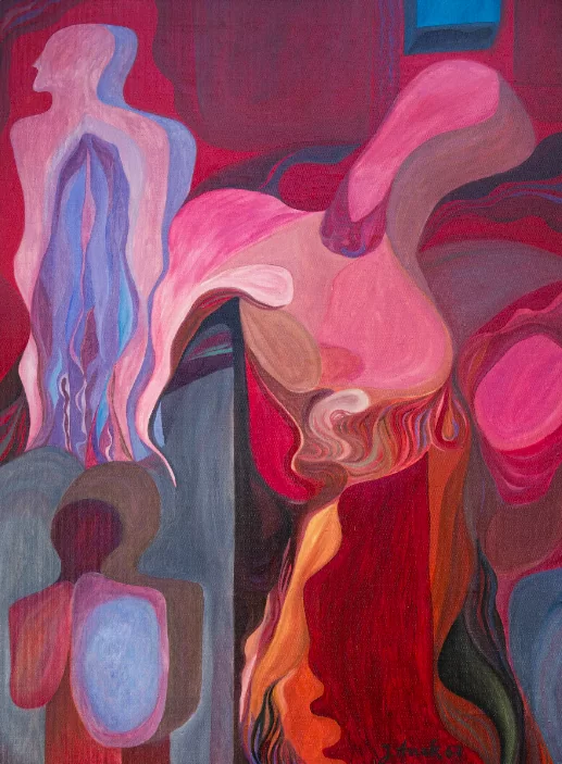 siidirätik ARRAK KOMPOSITSIOON FIGUURIDEGA by Miurio (65x65)