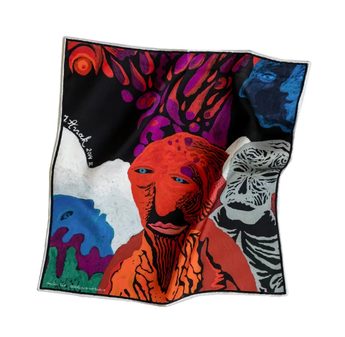 scarf ARRAK ´´STRANGE JOURNEY´´ (2014) by Miurio