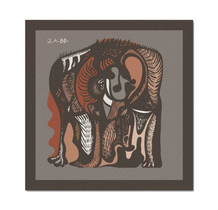 käsitöövaip ARRAK OBJEKT (1966) by Miurio