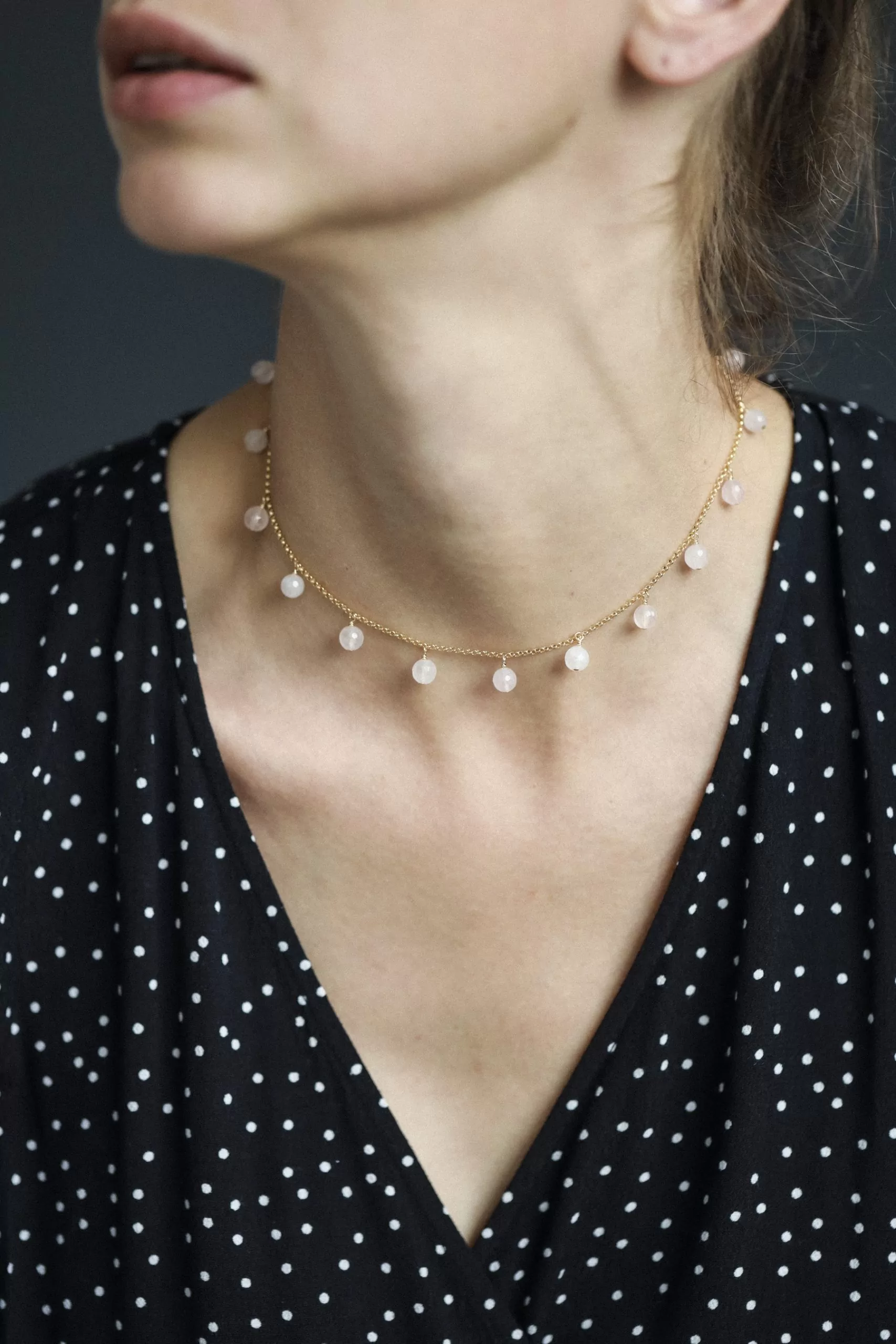 necklace CHOKER - PEARL by NVBYK