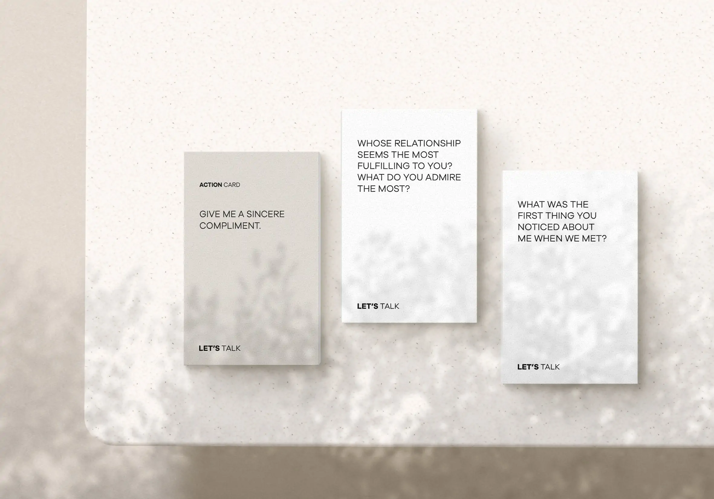 suhtekaardid LET'S TALK by HÜRÜ