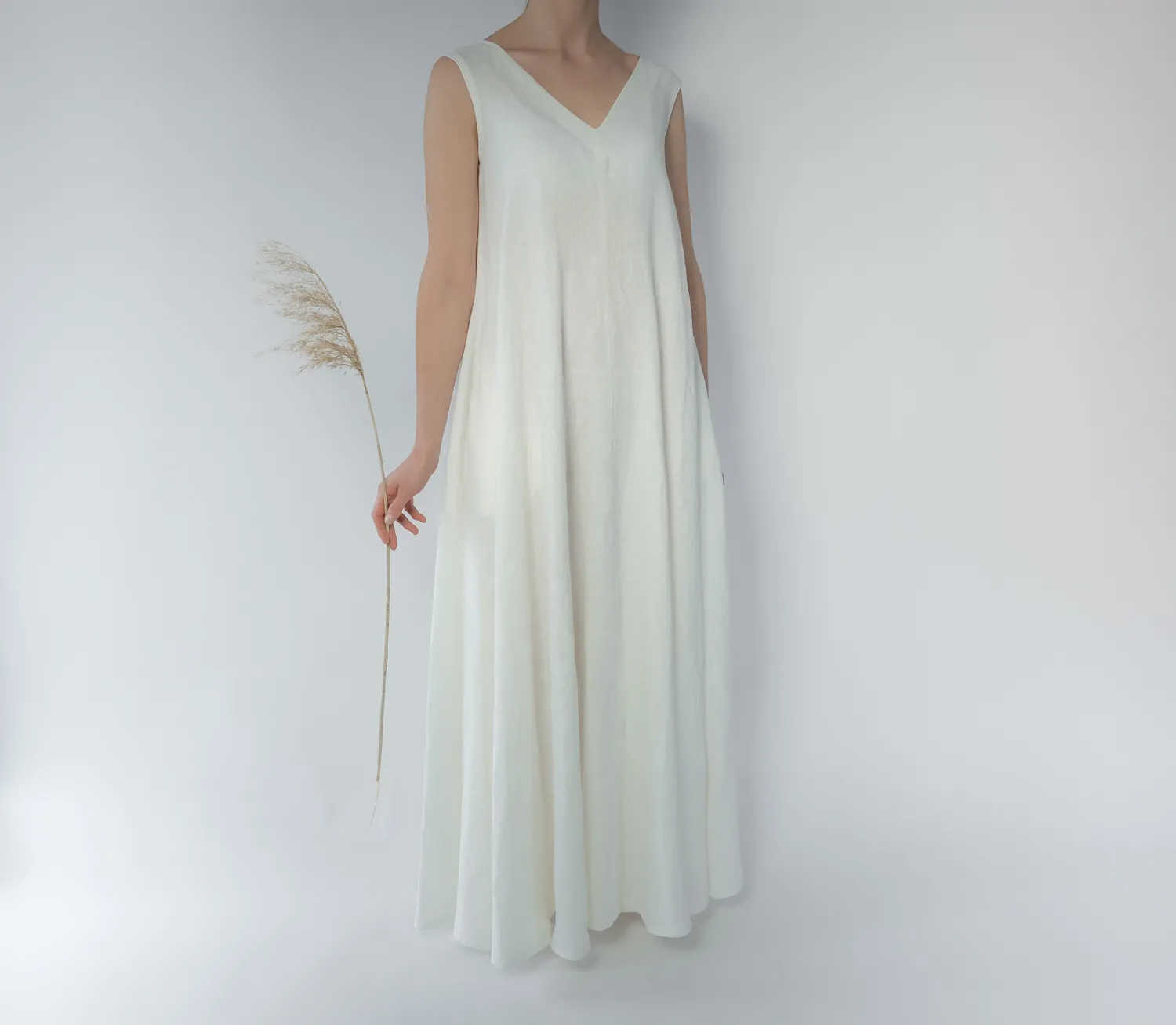 linen maxi dress ANITA by Luxe Hapsal
