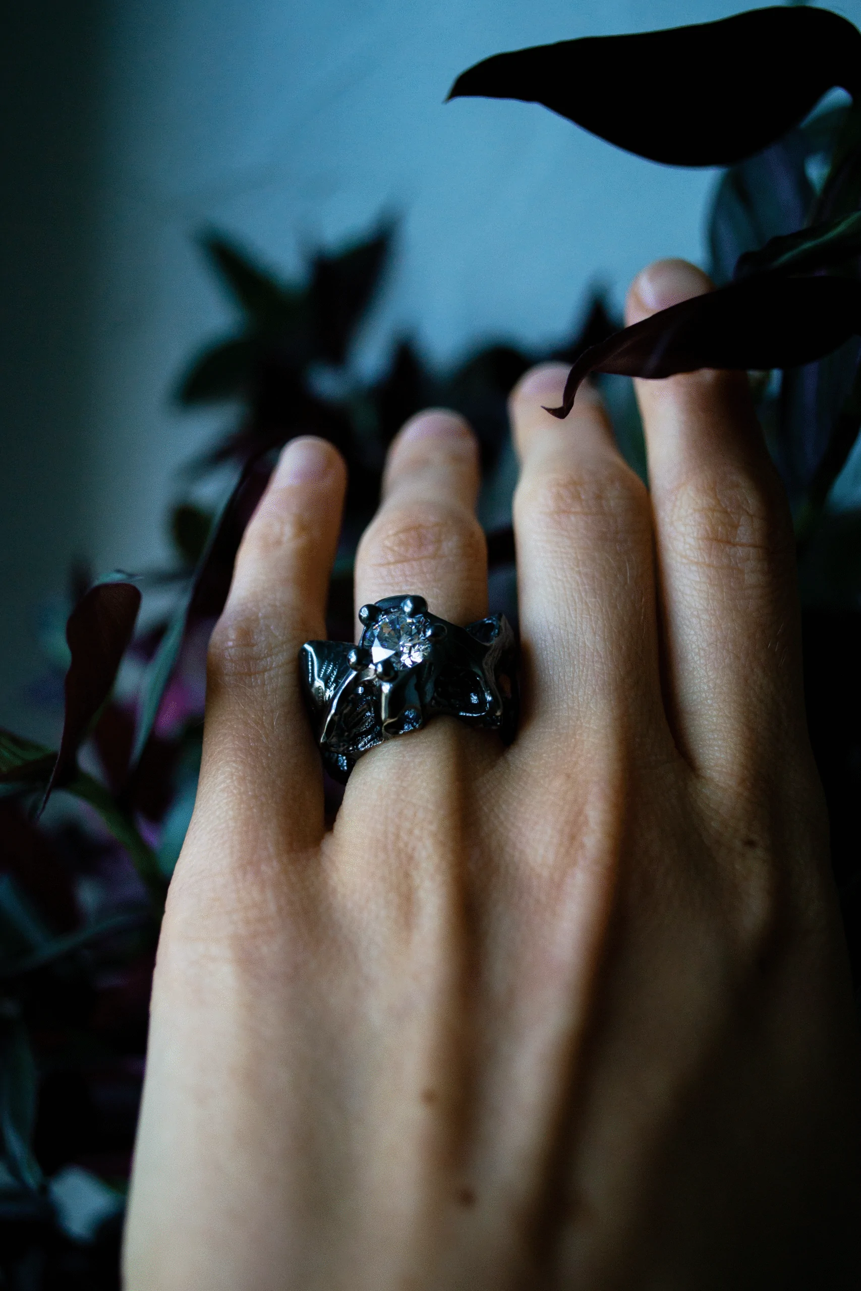 ring EROSION MINI WITH CUBIC ZIRCONIABLY Zylely