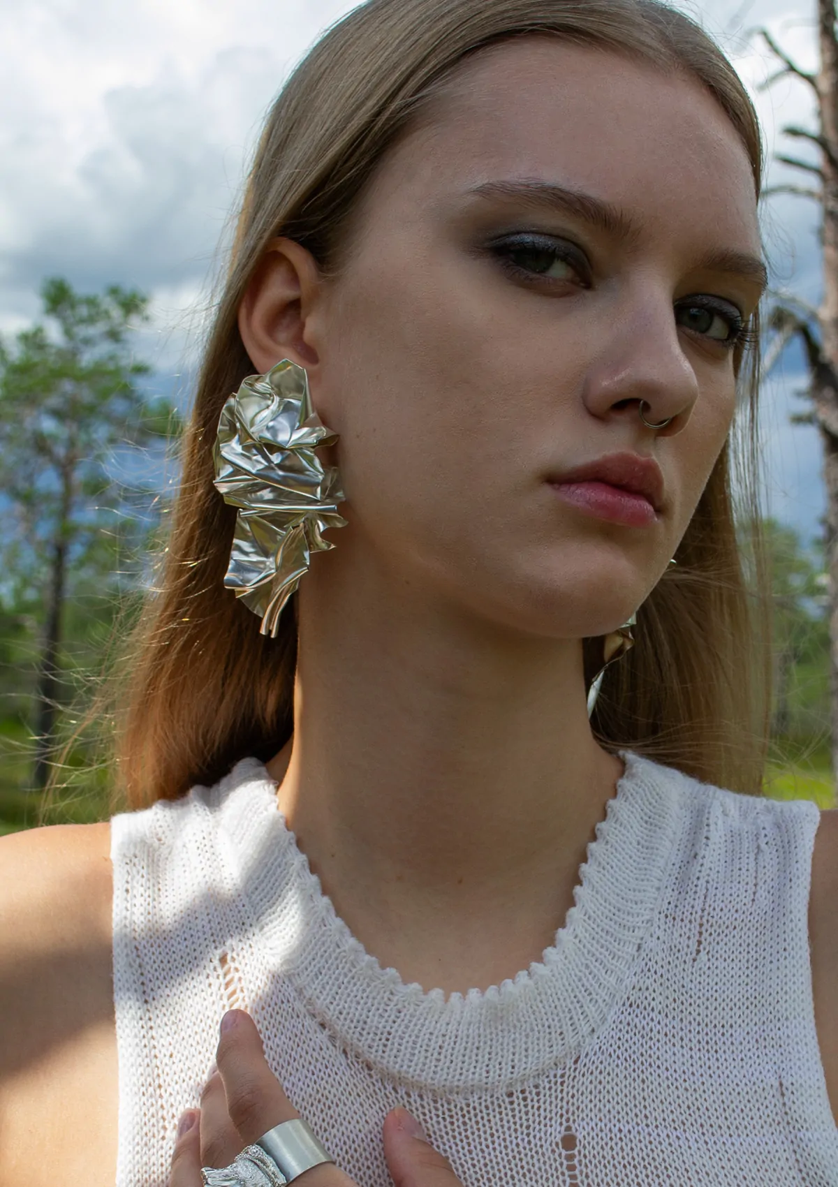 kõrvarõngad LAINETUS by Zylely